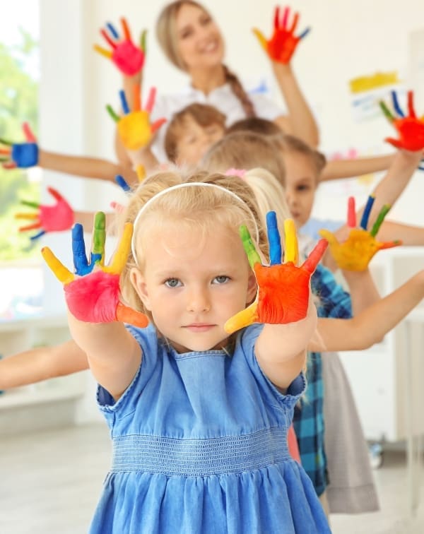 Childcare rooms for ages 0-2, 2-3 and 3-5 year olds to provide high quality early education and childcare