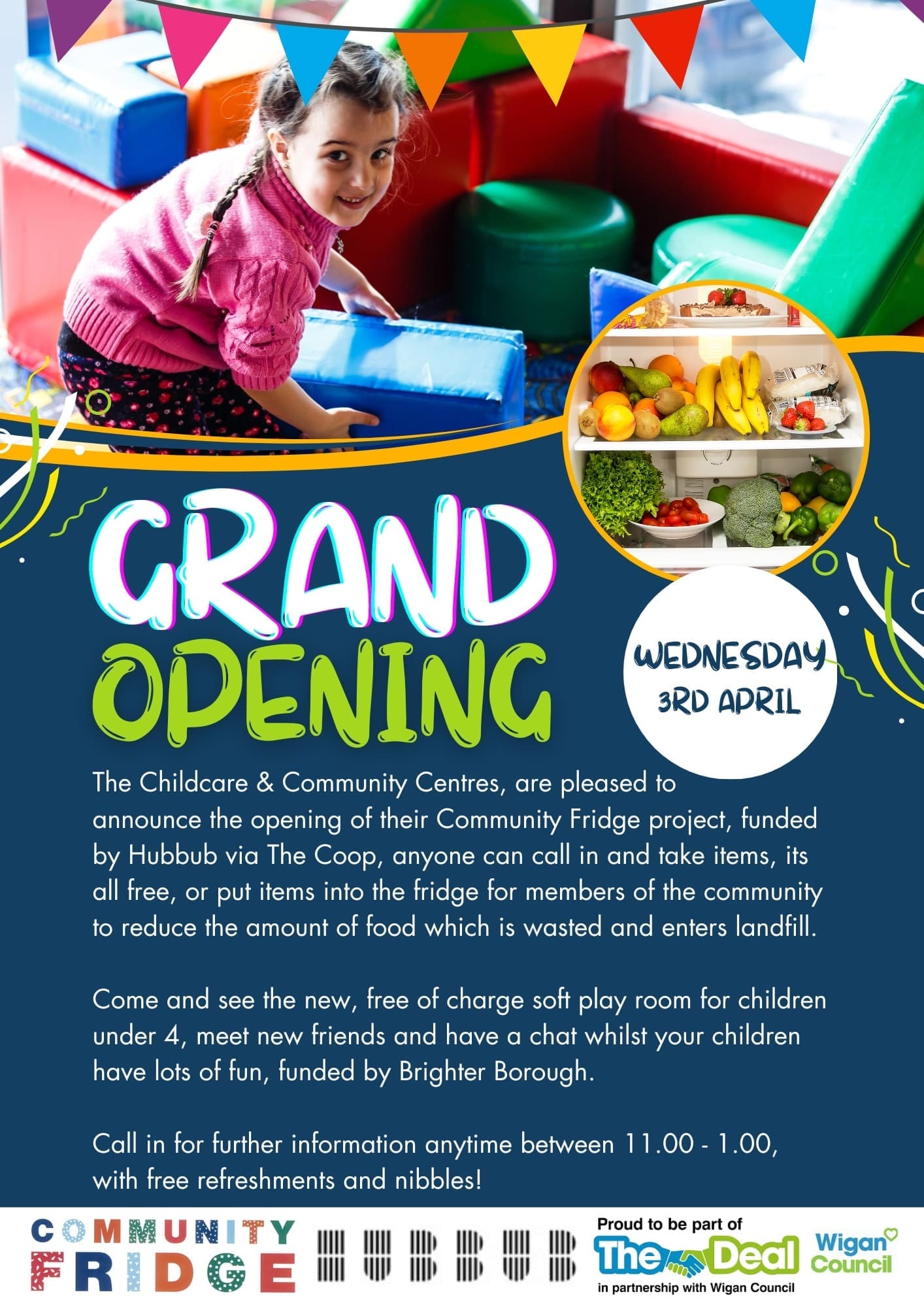 Community Fridge & Soft Play Grand Opening | CCCAD: Childcare and ...